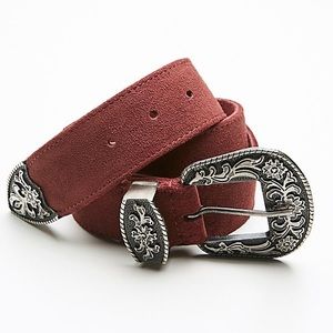 Western Suede Belt